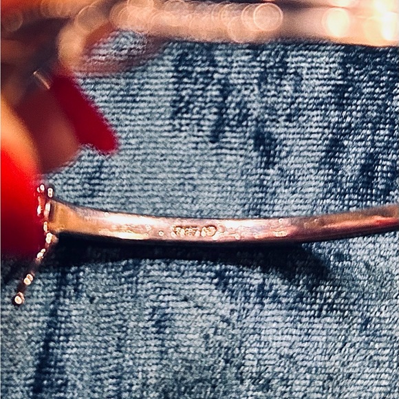 1/5 CT. T.W. Diamond Intertwined Petite Bangle in Sterling Silver - Picture 6 of 6